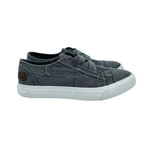 4 Earth Shoes Womens Size 7 Gray Slip On Comfort Sneakers By Blowfish Distressed